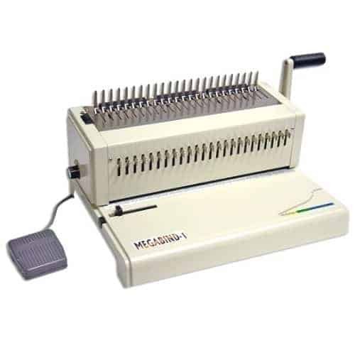 Akiles MegaBind-2 Comb Binding Machine & Punch also does Spiral-O Wire New 