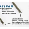 Carbon Steel Staples Chisel Point