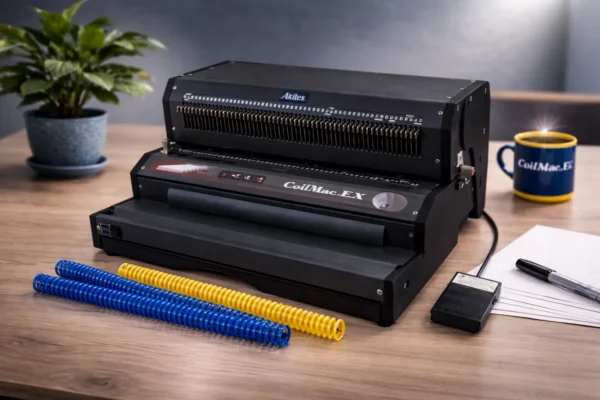 Akiles CoilMac EX Electric Spiral Coil Binding Machine Punch combination Electric Coil Inserter
