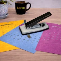 Half Moon Calendar Punch & Thumb Cut for Wire Calendar Hanger – 1/2 Moon