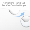 Calendar Hanger Thumb cut
