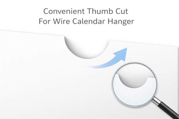 Calendar Hanger Thumb cut