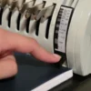 Akiles EcoBind-C Plastic Comb Punch and Bind Machine Comb Selector View