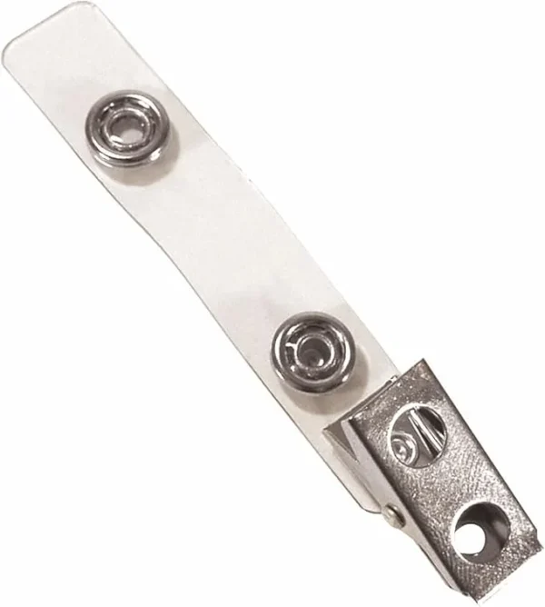 Metal Bulldog Clip with mylar Strap
