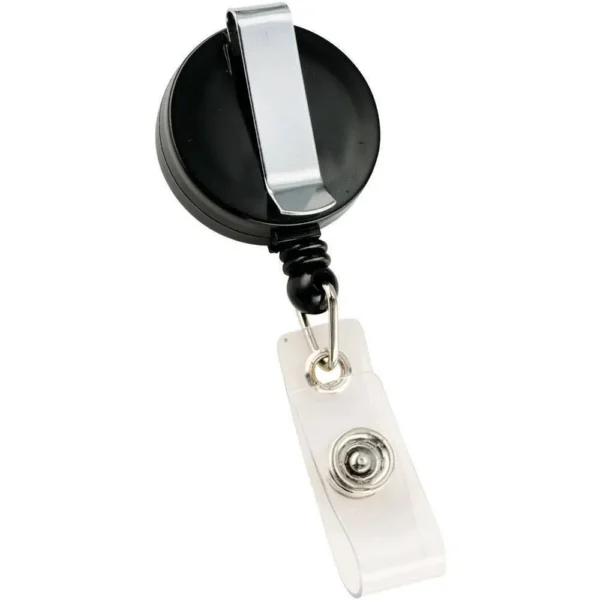 Retractable ID Badge Holder Clip