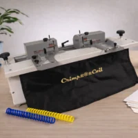 Crimp@Coil Electric Double-Sided Coil Crimper Machine for High-Volume Binding