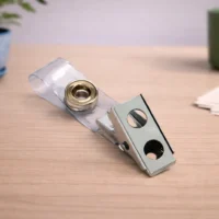 metal gator bulldog clip for ID badges and name tags