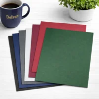 Premium 16 Mil Poly Binding Covers – Leather Grain Finish