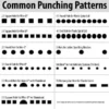 Die punch-patterns