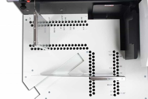 Akiles Versamac Plus Auto Punch Paper Size Guide