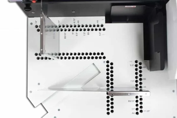 Akiles Versamac Plus Auto Punch Paper Size Guide
