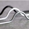 Calendar Wire Hanger in Black White and pewter