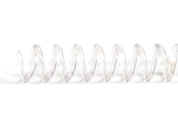 Spiral Plastic Binding Coil Clear