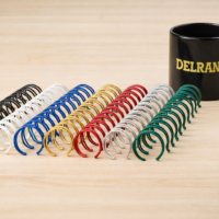 2:1 Twin Loop Wire Binding Elements and Double Wire Colors