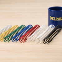 3:1 Twin loop wire binding elements Double Wire 31 pitch Colors