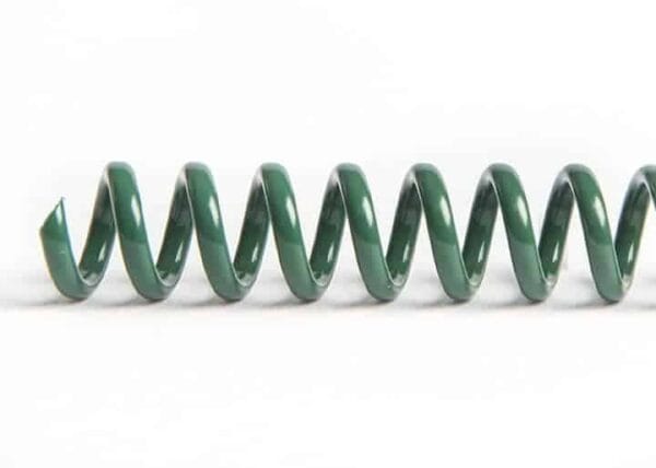 Spiral Plastic Binding Coil Forest Green