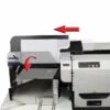 Akiles Versamac Plus Auto Punch Paper Direction of punch