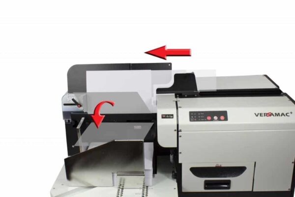 Akiles Versamac Plus Auto Punch Paper Direction of punch