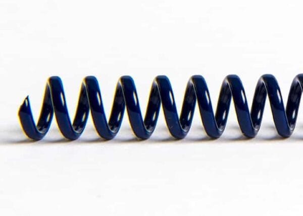 Spiral Plastic Binding Coil NAVY