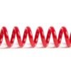 Spiral Plastic Binding Coil RED
