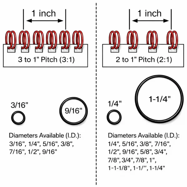 Delran Business Double Wire Pitch Chart - 21 and 31