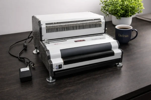 Akiles CoilMac EPI Plus Electric Spiral Coil Binding Machine - Oval Holes - 4:1 all dissengable pins