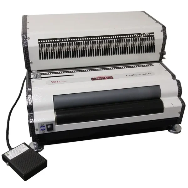 Akiles CoilMac EPI Plus Electric Spiral Coil Binding Machine - Oval Holes - 4:1 all dissengable pins
