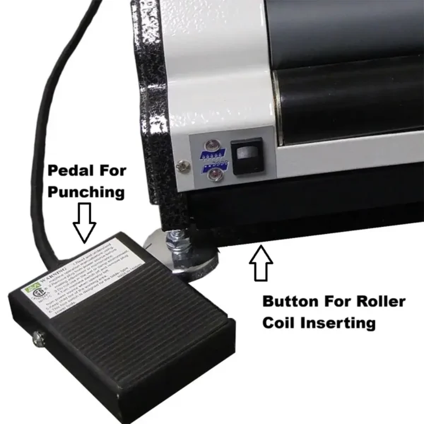 Akiles CoilMac EPI Plus Electric Spiral Coil Binding Machine - Oval Holes - 4:1 all dissengable pins